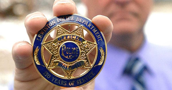 placa de policia de Estados Unidos