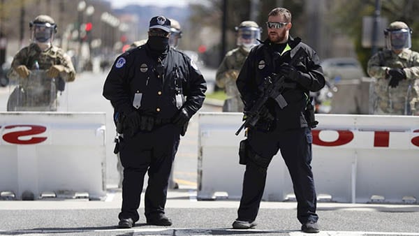 policia en Estados Unidos